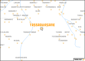 map of Tassa Ouirgane