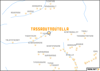 map of Tassaout nʼOutella