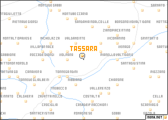 map of Tassara