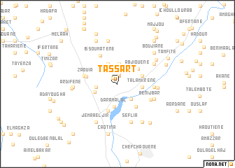 map of Tassart