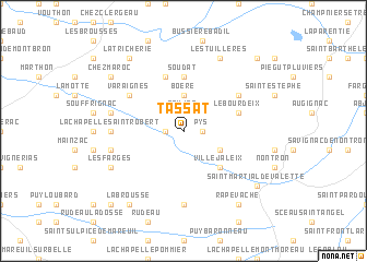 map of Tassat