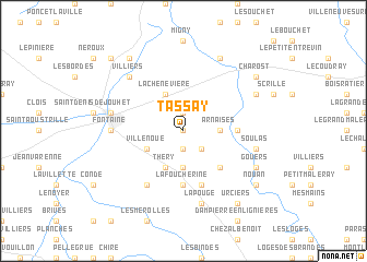 map of Tassay