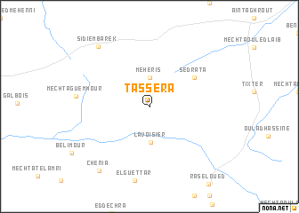 map of Tassera