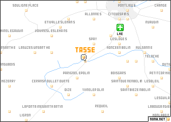map of Tassé