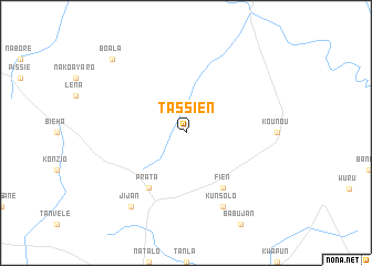 map of Tassien