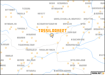 map of Tassila Amert