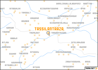 map of Tassila nʼTaâza