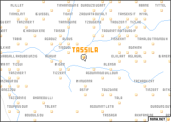 map of Tassila