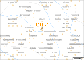 map of Tassila