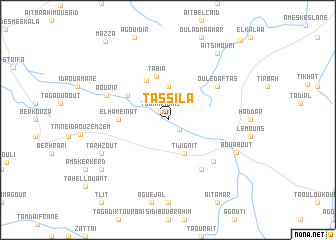 map of Tassila