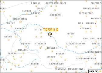 map of Tassila