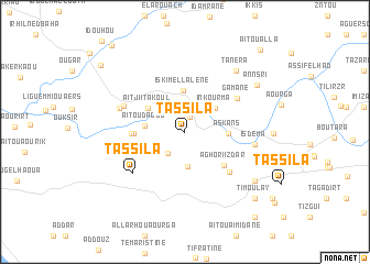 map of Tassila