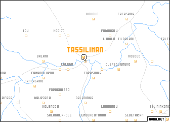 map of Tassiliman