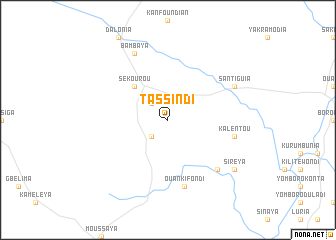 map of Tassindi