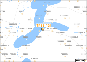 map of Tassindi