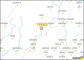 map of Tassin