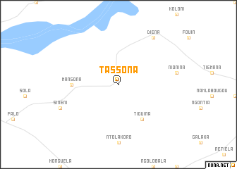 map of Tassona