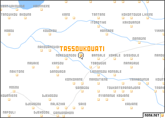 map of Tassoukouati