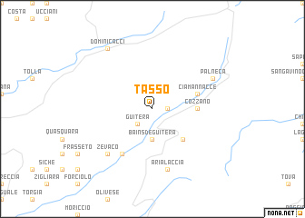 map of Tasso