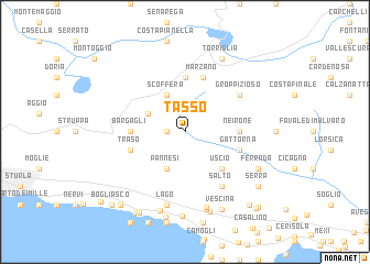 map of Tasso