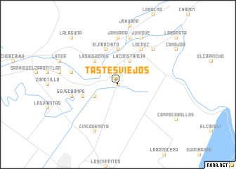 map of Tastes Viejos