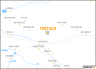 map of Tastula