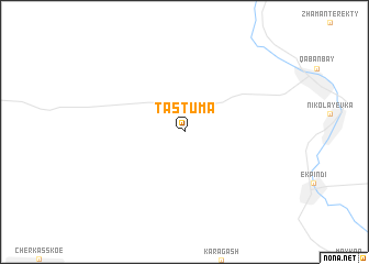 map of Tastuma