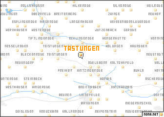 map of Tastungen