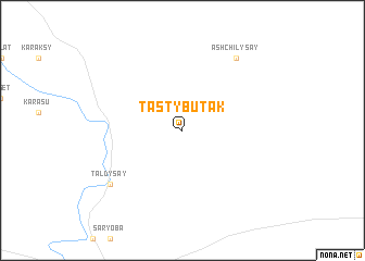 map of Tasty-Butak