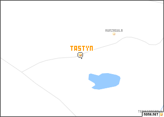 map of Tastynʼ