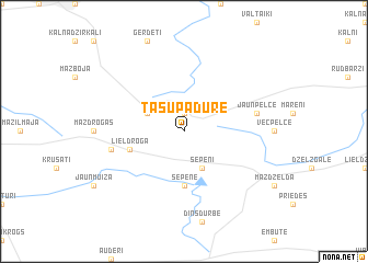 map of Tāšu-Padure