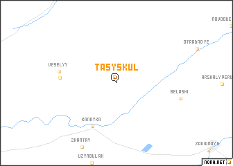 map of Tasyskulʼ