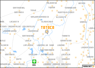 map of Tataca