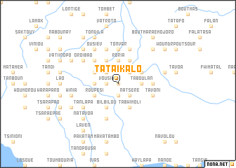 map of Tataïkalo