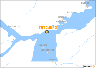 map of Tatajuba