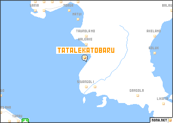 map of Tataleka-tobaru