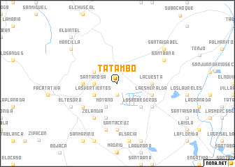 map of Tatambó