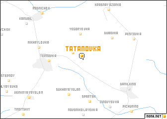 map of Tatanovka