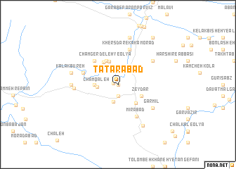 map of Ţaţarābād