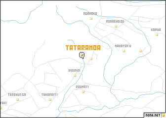 map of Tataramoa