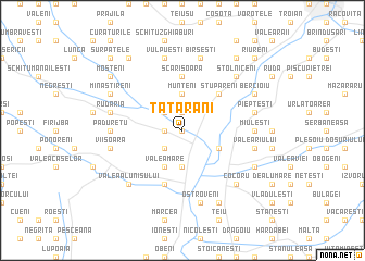 map of Tătărani