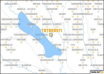 map of Tătărăşti