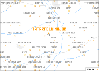 map of Tatárföldimajor