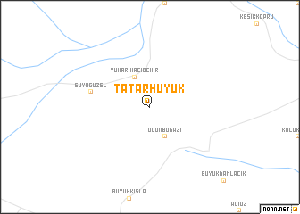 map of Tatarhüyük