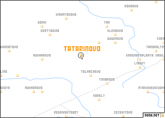 map of Tatarinovo