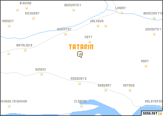 map of Tatarin