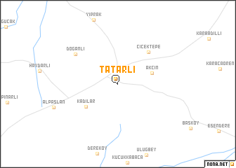 map of Tatarlı