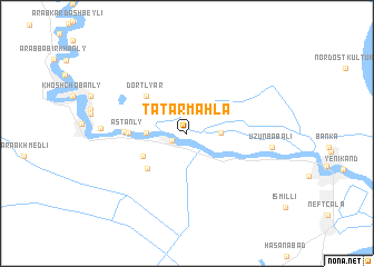 map of Tatarmǝhlǝ