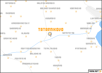 map of Tatarnikovo