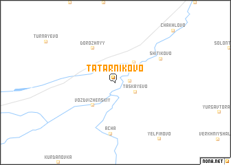 map of Tatarnikovo